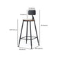 Modern 1/2/7 Pieces Bar Table Set Rectangle Pine Wood Counter Table with High Stools Clearhalo 'Bar Furniture' 'furn' 'furn_home_bar_bar_sets' 'Furniture' 'Home Bars & Bar Sets' 'home_bar_bar_sets' 'Kitchen & Dining Furniture' 1200x1200_900ce8e4-d907-4b92-8931-26740f1d0d98