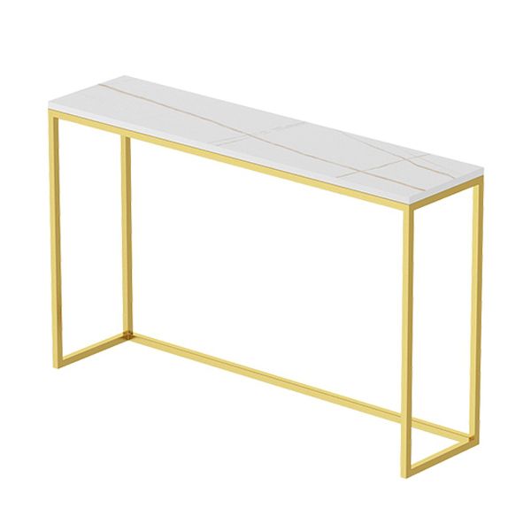 29,53 "tavolo da consolle glam alto tavolo resistente alle macchie con 1 scaffale