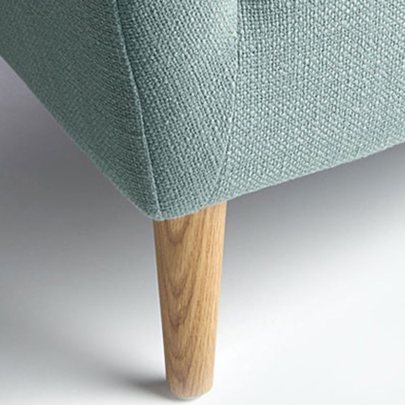 Courette contemporaine à 2 places 31,88 "H CAUTEAUX ÉLEVÉ MÉLANGE DE COTTON