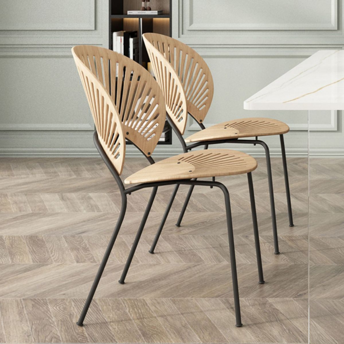 Modern 1/2/5/7 stukken Dinerset rechthoekige stenen eettafel voor café