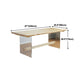 Modern Brown Solid Wood Table Specialty Dining Table for Home