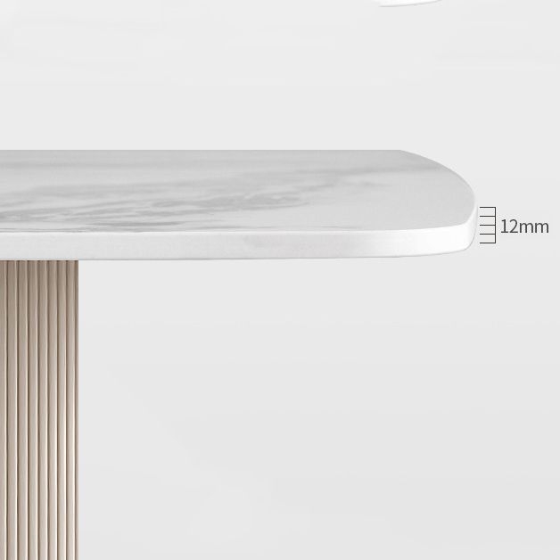 Table à manger standard ovale glamour