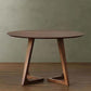 Modern Round Shape Solid Wood Dining Table Kitchen Standard Dining Table with Double Pedestal Clearhalo ' dining_table' 'Dining Tables & Seating' 'Dining Tables' 'furn' 'furn_dining_table' 'Furniture' 'furniture_dining_table' 'Kitchen & Dining Furniture' 'kitchen&dining_furn' 'kitchen' 'kitchen_dining_table' 1200x1200_90124e8e-c051-4e96-a803-48434e27f2f1