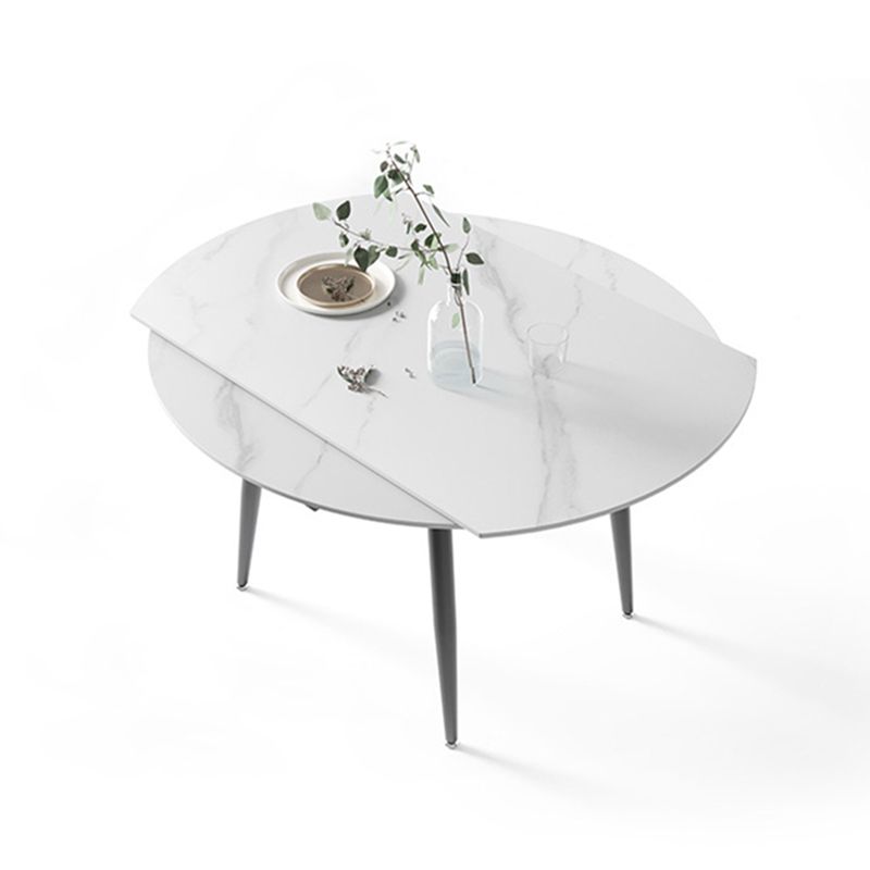 Modern Sintered Stone Dining Round Table Set 1/4/5/6/7 Pieces Dining Set