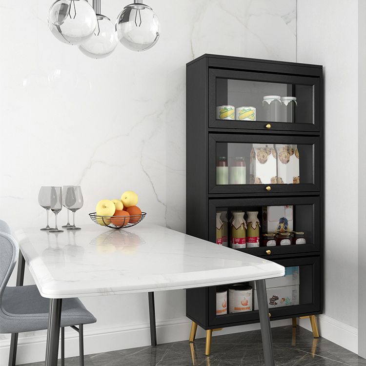 Modern Style Bookcase Standard Closed Back Wooden Bookshelf with Doors Clearhalo 'Bookcases' 'furn' 'furn_bookcases' 'Furniture' 'Office Furniture' 1200x1200_901c1ea7-798b-4ba5-a758-7f775874d0e3