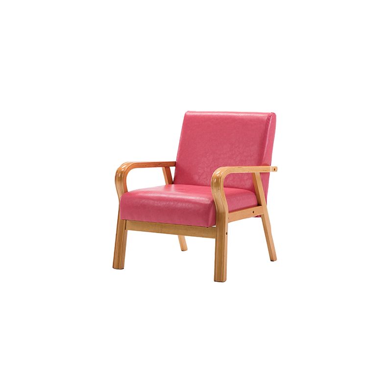 Arm Chair 25.19" L x 25.98" W x 29.52" H Solid Wood Frame Accent Armchair Clearhalo 'Accent Chairs' 'accent_chairs' 'Chairs & Seating' 'furn' 'furn_accent_chairs' 'Furniture' 'Living Room Furniture' 1200x1200_901cf682-0d13-451b-b434-aed4518ced43