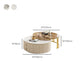 Nesting Coffee Table Set Modern Round Coffee Table for Living Room Clearhalo 'Coffee & Accent Tables' 'Coffee Tables' 'coffee_tables' 'furn' 'furn_coffee_tables' 'Furniture' 'Living Room Furniture' 1200x1200_9020102f-abd0-4248-9c82-4ee22cbeb610