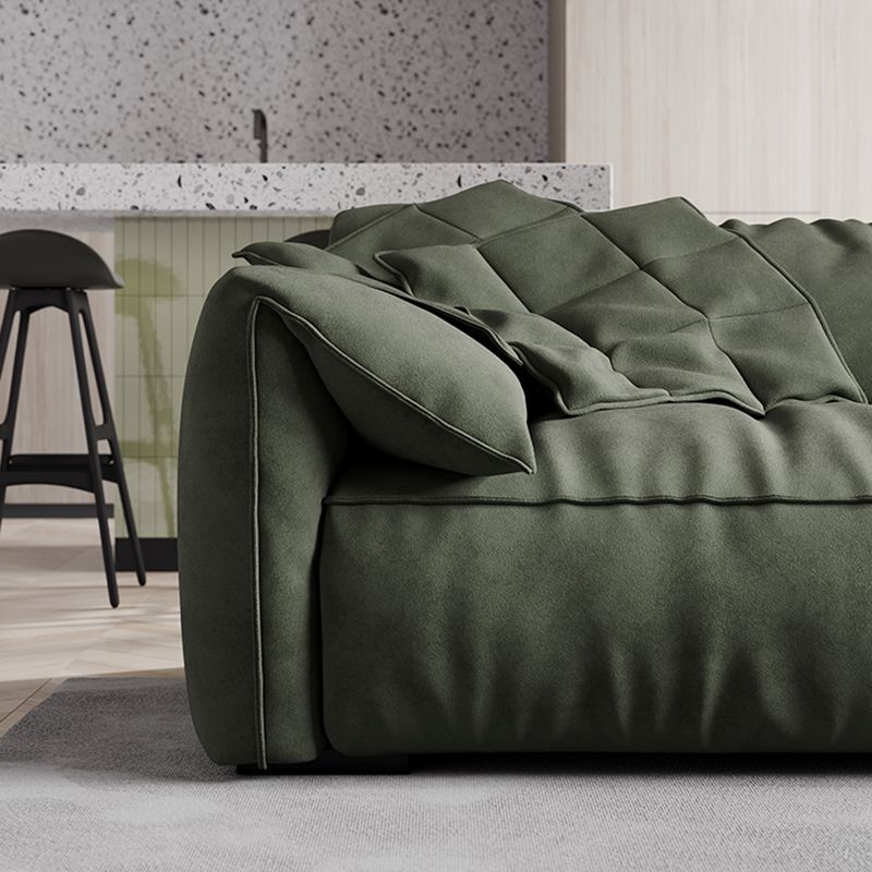 Forest Green Modern Sofa 39"W with Tight Back Wide Square Arm Clearhalo 'furn' 'furn_sofas' 'Furniture' 'furniture_sofas' 'Living Room Furniture' 'Sofa' 'sofas' 1200x1200_90208038-fed4-4d6a-824c-9ad5d32e2abe