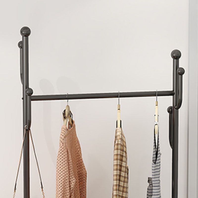 Castori di piantature in metallo classico gancio di rivestimento design con scaffale inferiore