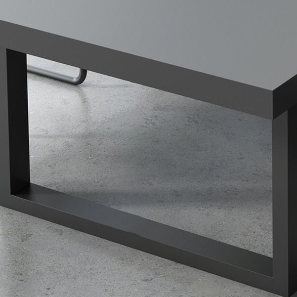 Industrieel schrijfbureau rechthoekige schrijfbureau met metalen benen