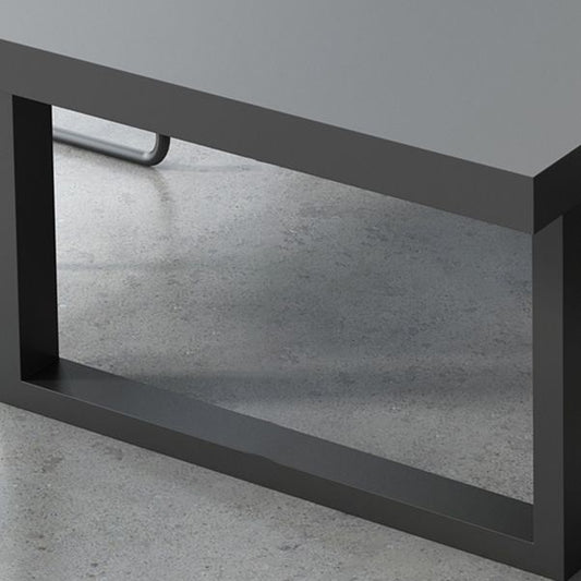 Escritorio de escritura industrial escritorio de escritura rectangular con patas de metal