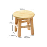 Modern Armless Counter Stool Rubber Wood Kitchen Bar Stool with Seat and Pedal Clearhalo 'Bar Furniture' 'Bar Stools' 'bar_stools' 'furn' 'furn_bar_stools' 'Furniture' 'furniture_bar_stools' 'Kitchen & Dining Furniture' 1200x1200_90215a6d-3b76-4cf5-be01-ad34fe3eeaeb