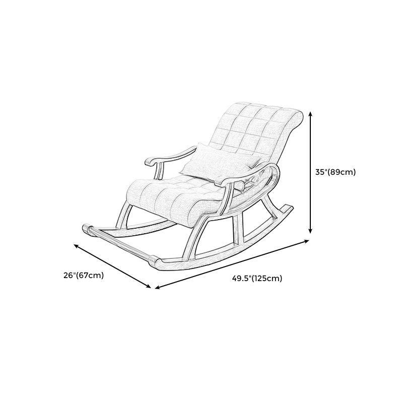Linnen accentstoel 26.3 "l x49.2" w x35 "h Arms Inclusief stoel