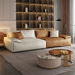 Contemporary Solid Color Pillow Top Arm Sofa For Living Room