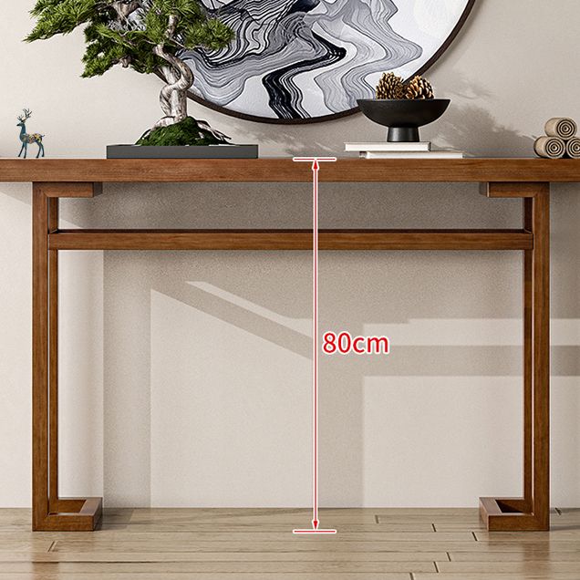 Modern Rectangular Console Table Wooden Console Sofa Table for Hall