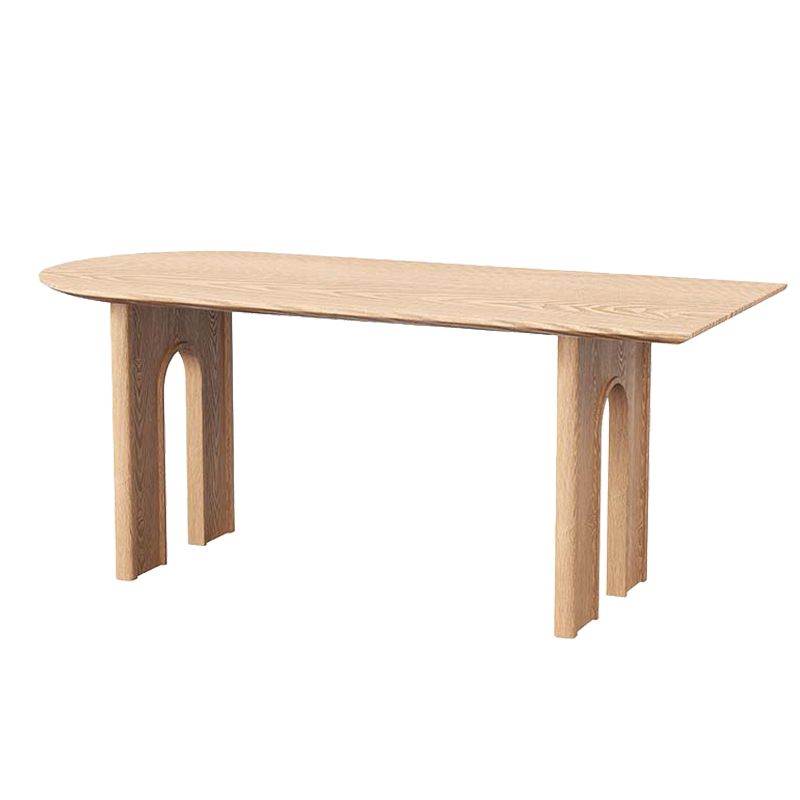 Solid Wood Dining Room Dinner Kitchen Table Contemporary Dining Table Clearhalo 'Dining Tables & Seating' 'Dining Tables' 'dining_table' 'furn' 'furn_dining_table' 'Furniture' 'Kitchen & Dining Furniture' 1200x1200_9027e74a-45a7-4ba6-8841-061e1eb9b653