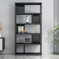 Modern Steel Bookcase Rectangular Shelves 71"H X 12" W Bookshelf for Office Clearhalo 'Bookcases' 'furn' 'furn_bookcases' 'Furniture' 'Office Furniture' 1200x1200_902bcedc-58ee-4f33-8d29-c2c5b908ac87
