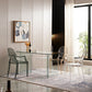 Glass Contemporary Free Form Dining Table Clear Glass Top Table for Dining Room Clearhalo ' dining_table' 'Dining Tables & Seating' 'Dining Tables' 'furn' 'furn_dining_table' 'Furniture' 'furniture_dining_table' 'Kitchen & Dining Furniture' 'kitchen&dining_furn' 'kitchen' 'kitchen_dining_table' 1200x1200_902dc579-a7b2-4fc1-bb8a-07f44d7ddef9