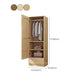 Contemporary Style Wardrobe Armoire Wooden Wardrobe Closet with Door and Drawer