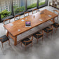 Descripción de la reunión Mesa rectángulo de madera maciza de pino moderno para oficina