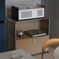 Contemporary Style Sideboard Metal Storage Sideboard for Kitchen