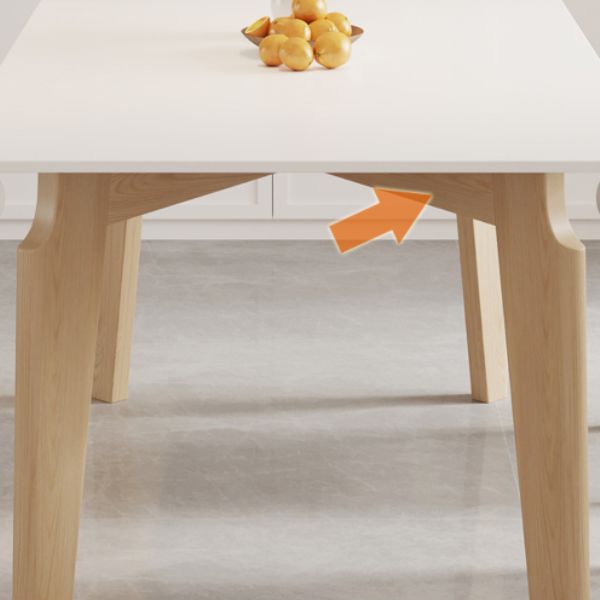 1/5/7ピース長方形の形状ダイニングルームテーブルと椅子セット