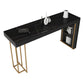 Nordic Glam Bar Counter Table Sintered Stone Table for Kitchen Clearhalo 'Bar Furniture' 'Bar Tables' 'bar_tables' 'furn' 'furn_bar_tables' 'Furniture' 'furniture_bar_tables' 'Kitchen & Dining Furniture' 1200x1200_9034928a-274a-4978-a55f-a285e730c357