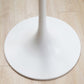 Contemporary Round Bar Stool Table Faux Marble and Stone Bar Table for Small Places