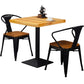 Industrial Solid Wood Dining Table Brown Square Table with Pedestal Base for Dinning Room Clearhalo ' dining_table' 'Dining Tables & Seating' 'Dining Tables' 'furn' 'furn_dining_table' 'Furniture' 'furniture_dining_table' 'Kitchen & Dining Furniture' 'kitchen&dining_furn' 'kitchen' 'kitchen_dining_table' 1200x1200_90364c15-d344-4966-8eec-9fe6ab222b07