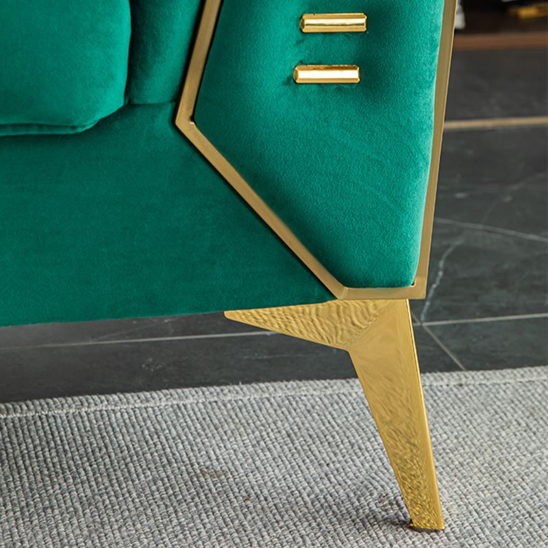 Divano a braccio di smoking da 30,70 "con split-back trapuntato per soggiorno