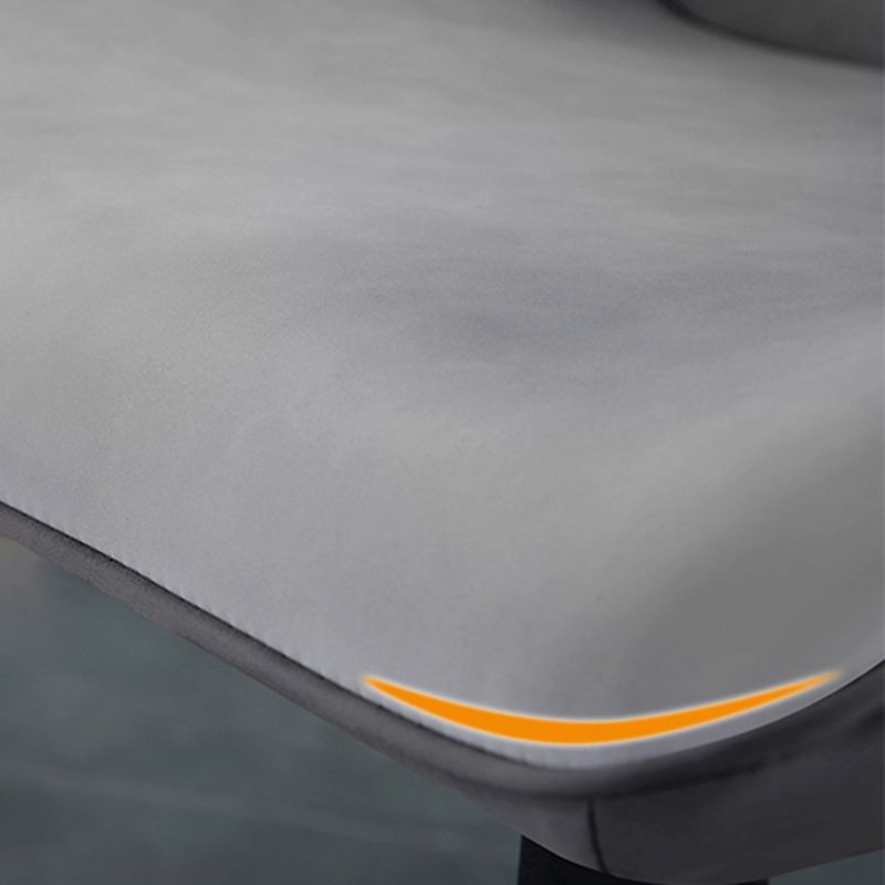 Contemporary Indoor Arm Chair Wingback Upholstered Metal Dining Room Chair Clearhalo ' kitchen&dining_furn' 'Dining Chairs' 'Dining Tables & Seating' 'dining_chair' 'furn' 'furn_dining_chair' 'Furniture' 'furniture_dining_chair' 'Kitchen & Dining Furniture' 'kitchen' 1200x1200_9036fc7c-5ea6-41dd-9130-f4ad3247c452