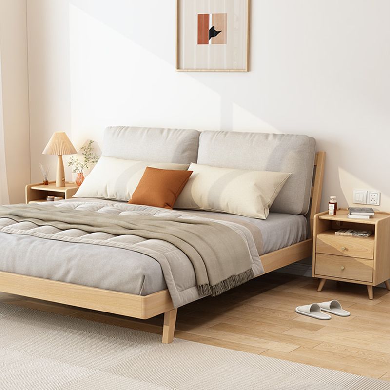 2 Drawers Night Table 1 Shelf Solid Wood Nightstand With Legs ,20.9" Tall Clearhalo 'Bedroom Furniture' 'furn' 'furn_night_stand' 'Furniture' 'night_stand' 'Nightstands' 1200x1200_9037ec25-d592-4276-9f9a-3b1d78bb457c