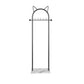 Contemporary Hall Stand Metal Hooks Included No Distressing Free Standing Rack Metal