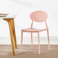 Plastic Stackable Dining Side Chair Open Back Armless Dining Chairs (Set of 4) Clearhalo ' kitchen&dining_furn' 'Dining Chairs' 'Dining Tables & Seating' 'dining_chair' 'furn' 'furn_dining_chair' 'Furniture' 'furniture_dining_chair' 'Kitchen & Dining Furniture' 'kitchen' 1200x1200_9039d987-f095-4d6e-86c4-7e3d6f7032d9