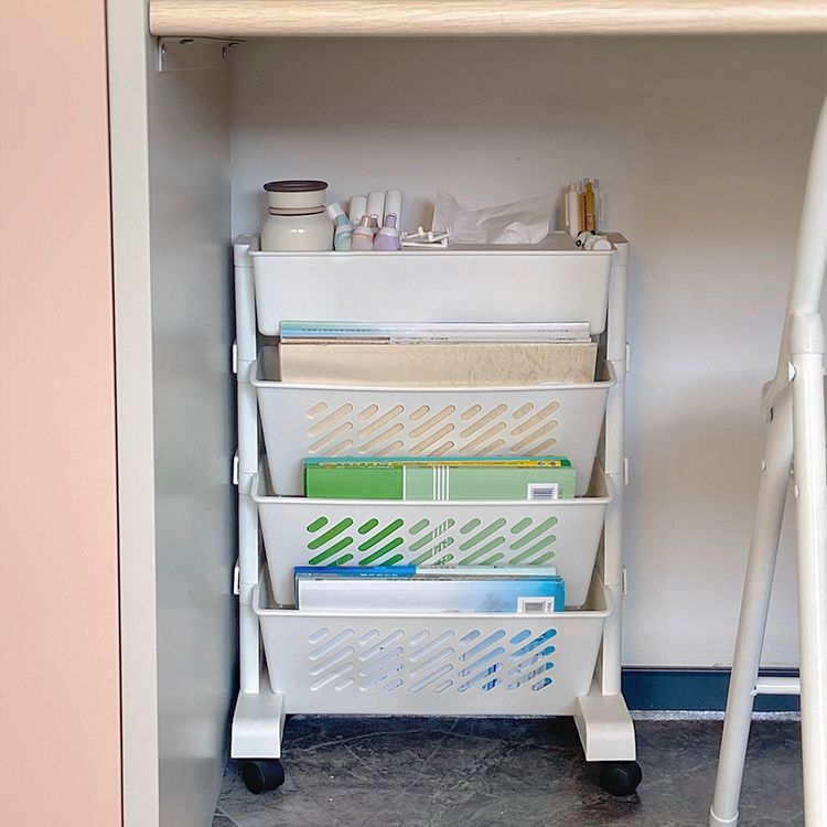 Libreria acrilica in stile chiuso in stile contemporaneo per la sala da studio