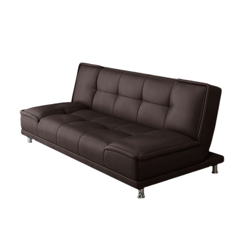 Contemporary Convertible Footrest Stool Sofa Bed with Biscuit Back Clearhalo 'furn' 'furn_sofas' 'Furniture' 'furniture_sofas' 'kitchen' 'kitchen_sofas' 'Living Room Furniture' 'Sofa' 'sofas' 1200x1200_903d006b-c97d-4722-8f3c-30e4db243a6c