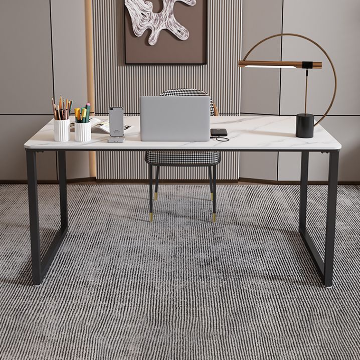 Sintered Stone Rectangular Meeting Table Home Office Industrial Writing Desk Clearhalo 'furn' 'furn_office_desk' 'Furniture' 'furniture_office_desk' 'Office Desks' 'Office Furniture' 'office_desk' 1200x1200_903e724f-b2a2-4c01-819a-d03420763b45