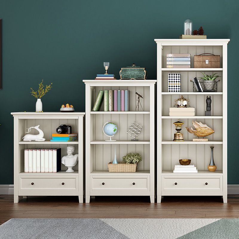 Modern Closed Back Standard Bookshelf Wooden Bookcase with Shelves for Study Room Clearhalo 'Bookcases' 'furn' 'furn_bookcases' 'Furniture' 'Office Furniture' 1200x1200_903e809d-5743-46de-b5e8-dc7c5b2f5981