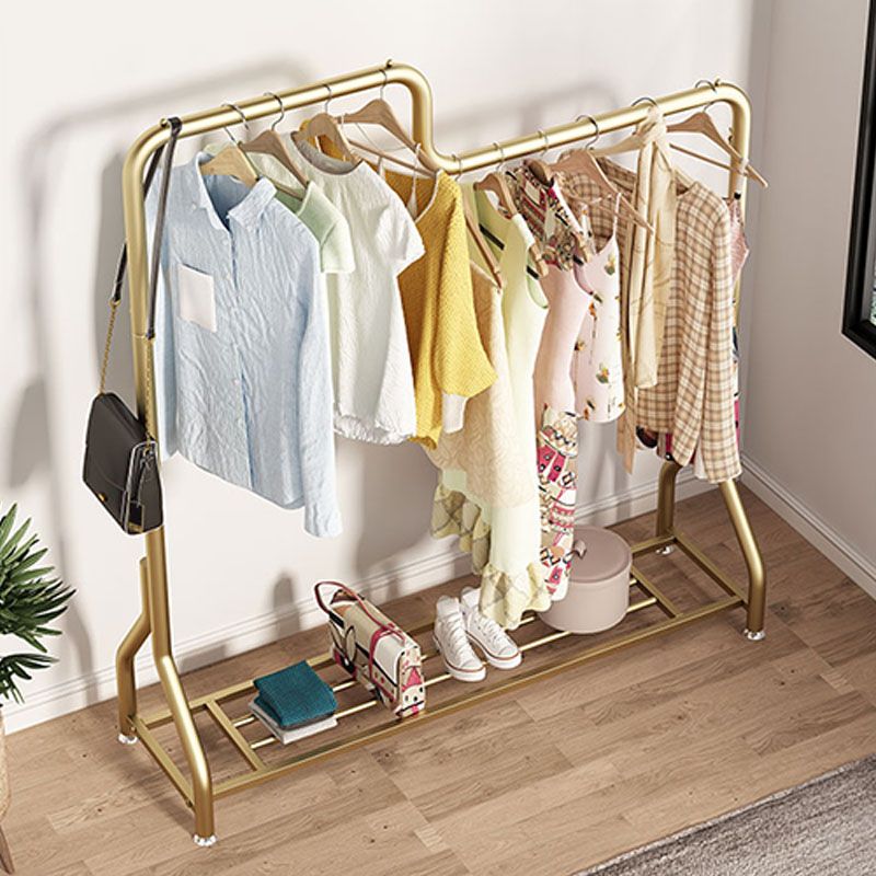 Albero moderno della sala in metallo con tappeto per appendiabiti per manuali da stoccaggio