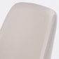 White Upholstered Dining Chair Kitchen Dining Chair with Metal Legs