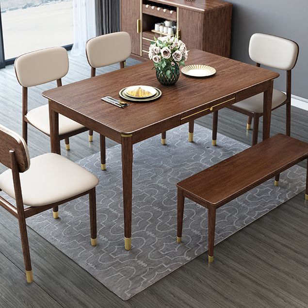 Luxury Walnut Table for Restaurant Rectangle Wooden Dining Table with 4 Legs Clearhalo ' dining_table' 'Dining Tables & Seating' 'Dining Tables' 'furn' 'furn_dining_table' 'Furniture' 'furniture_dining_table' 'Kitchen & Dining Furniture' 'kitchen&dining_furn' 'kitchen' 'kitchen_dining_table' 1200x1200_9040f081-4c09-4292-aa34-5acab363410d