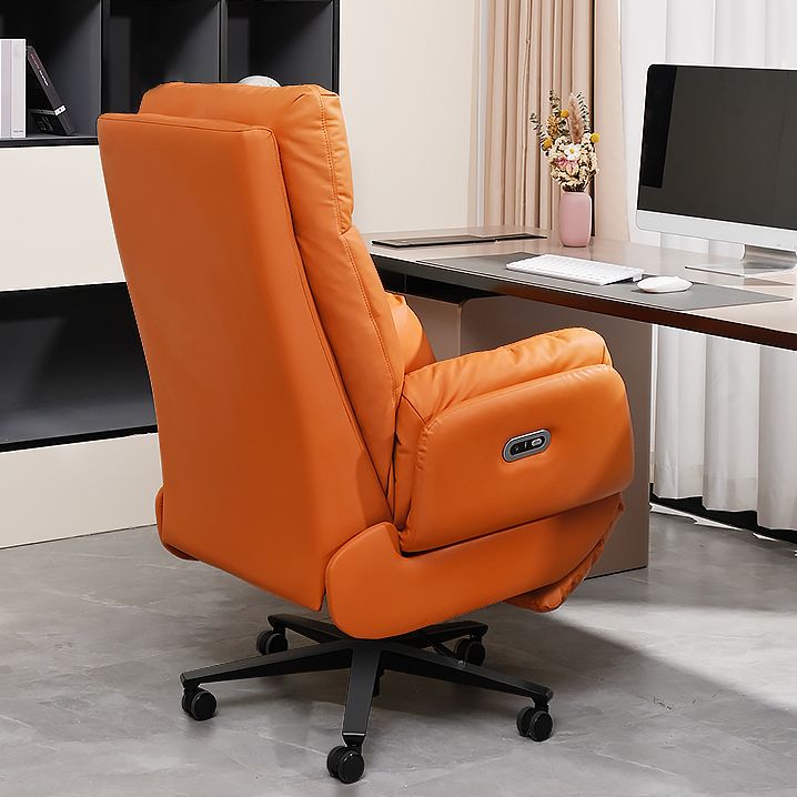 Orange Standard Recliner Power-Push Botton Recliners Position Lock Clearhalo 'Chairs & Seating' 'furn' 'furn_recliners' 'Furniture' 'Living Room Furniture' 'Recliners' 1200x1200_90413cd3-88ba-47b7-84c0-eff111b8c38b