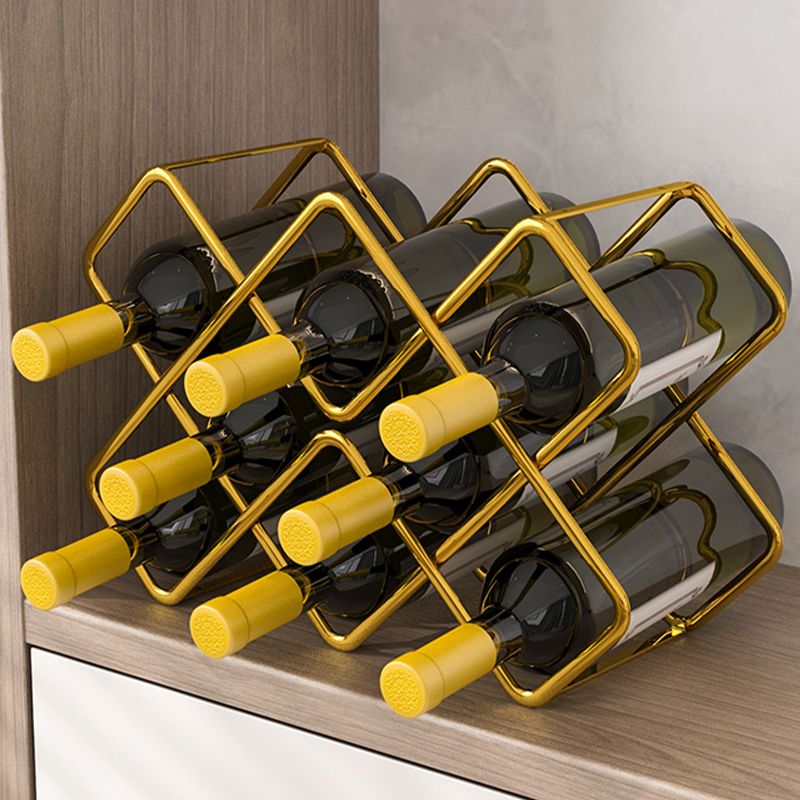Modern Wine Bottle & Glass Rack Metal Wine Holder for Kitchen Clearhalo 'furn' 'furn_wine_racks' 'Furniture' 'Kitchen & Dining Furniture' 'Wine Racks' 'wine_racks' 1200x1200_904181d4-99e1-446c-b280-d20e8e8980db