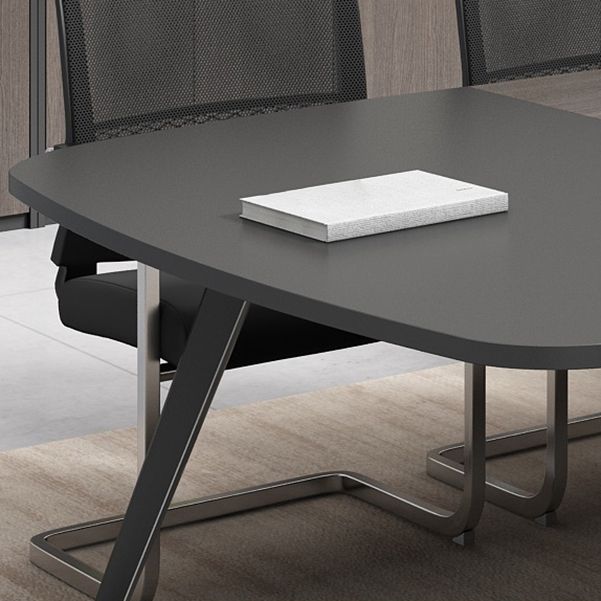 Modern Style Curved Desk Home Office Artificial Wood Writing Desk Clearhalo 'furn' 'furn_office_desk' 'Furniture' 'Office Desks' 'Office Furniture' 'office_desk' 1200x1200_9042ebef-6a7f-4738-a71f-f72f7a451076