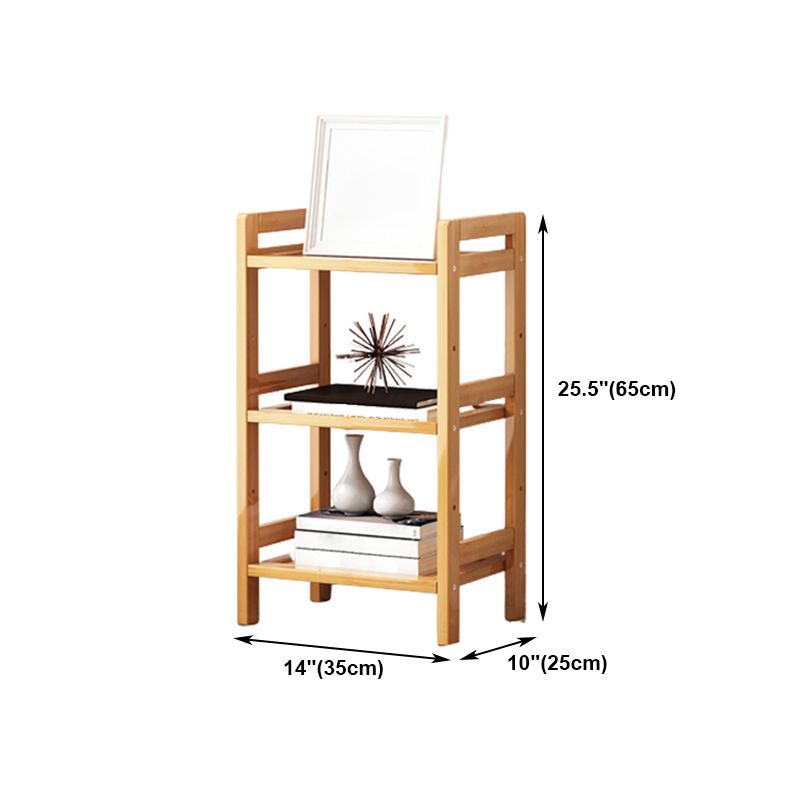 Etagere Bücherregal Bamboo Open Back Regal Bücherregal für den Studienraum