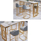 Living Room Counter Wine Table Rectangle Marble White Bar Height Pub Table Clearhalo 'Bar Furniture' 'Bar Tables' 'bar_tables' 'furn' 'furn_bar_tables' 'Furniture' 'furniture_bar_tables' 'Kitchen & Dining Furniture' 1200x1200_90486903-3f3c-4f3b-aa1c-f228dc1aa667