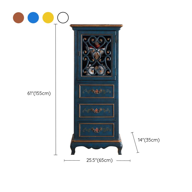 1- Door Wooden Cabinet, Rectangle Accent Cabinet with Drawers Clearhalo 'Cabinets & Chests' 'cabinets_chests' 'furn' 'furn_cabinets_chests' 'Furniture' 'Living Room Furniture' 1200x1200_9048e6d1-f08c-478a-9d5c-f5ee09176e92