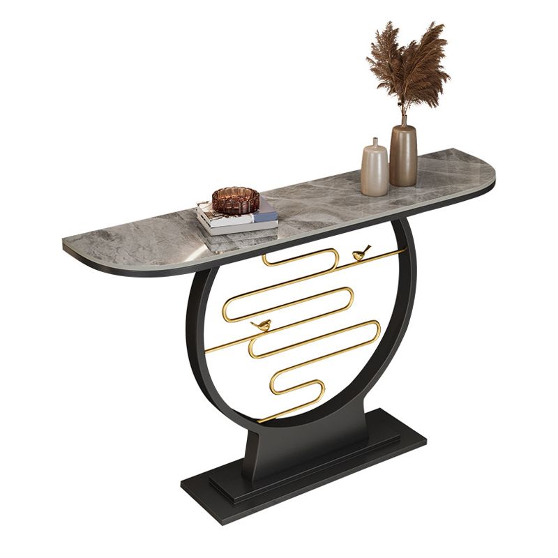 31,5 "hoher Steinkonsolentisch Moderner Fleckresistent Endtisch für die Halle