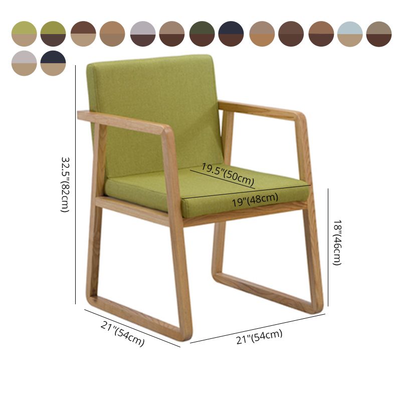 Contemporary Style Dining Side Chair Wooden Dining Arm Chairs for Kitchen Clearhalo ' kitchen&dining_furn' 'Dining Chairs' 'Dining Tables & Seating' 'dining_chair' 'furn' 'furn_dining_chair' 'Furniture' 'furniture_dining_chair' 'Kitchen & Dining Furniture' 'kitchen' 1200x1200_904a4ede-0c89-41e1-a82c-58684b7eaaae