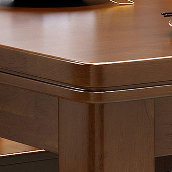 Mid-Century Modern Rectangle Dining Table Solid Wood Dining Table with 4 Legs Clearhalo ' dining_table' 'Dining Tables & Seating' 'Dining Tables' 'furn' 'furn_dining_table' 'Furniture' 'furniture_dining_table' 'Kitchen & Dining Furniture' 'kitchen&dining_furn' 'kitchen' 'kitchen_dining_table' 1200x1200_9052169d-592d-4f31-bfbd-505883e057f3